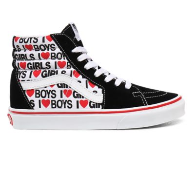 I Heart Sk8-Hi Shoes | Black | Vans