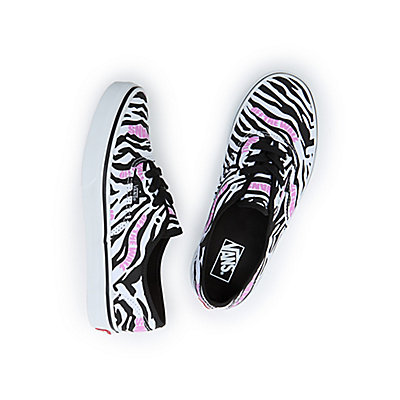 Youth Zebra Daze Authentic Shoes (8-14 years) | Black | Vans