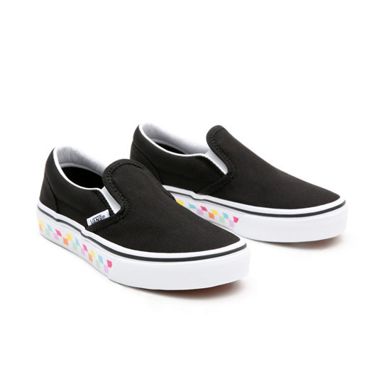 Zapatillas de niños Checkerboard Classic Slip-On (8-14 años) | Vans