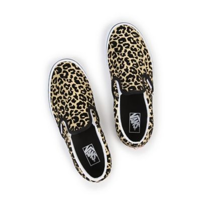 Cheetah print best sale vans slip on