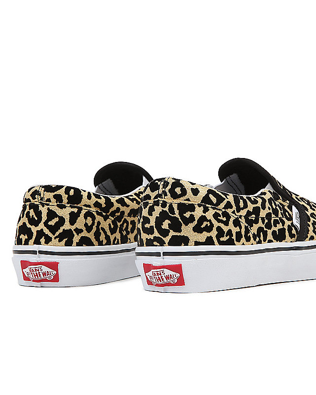 Youth Flocked Leopard Classic Slip-On Shoes (8-14 years) 6