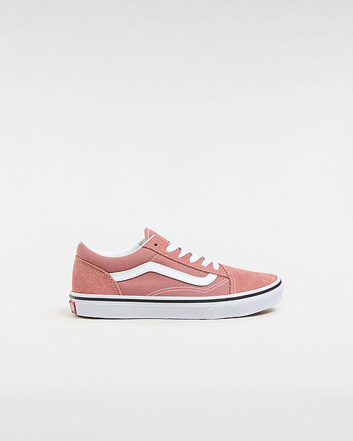 Vans Youth Color Theory Old Skool Shoes (8-14 Years) (color Theory Withered Rose) Youth Pink