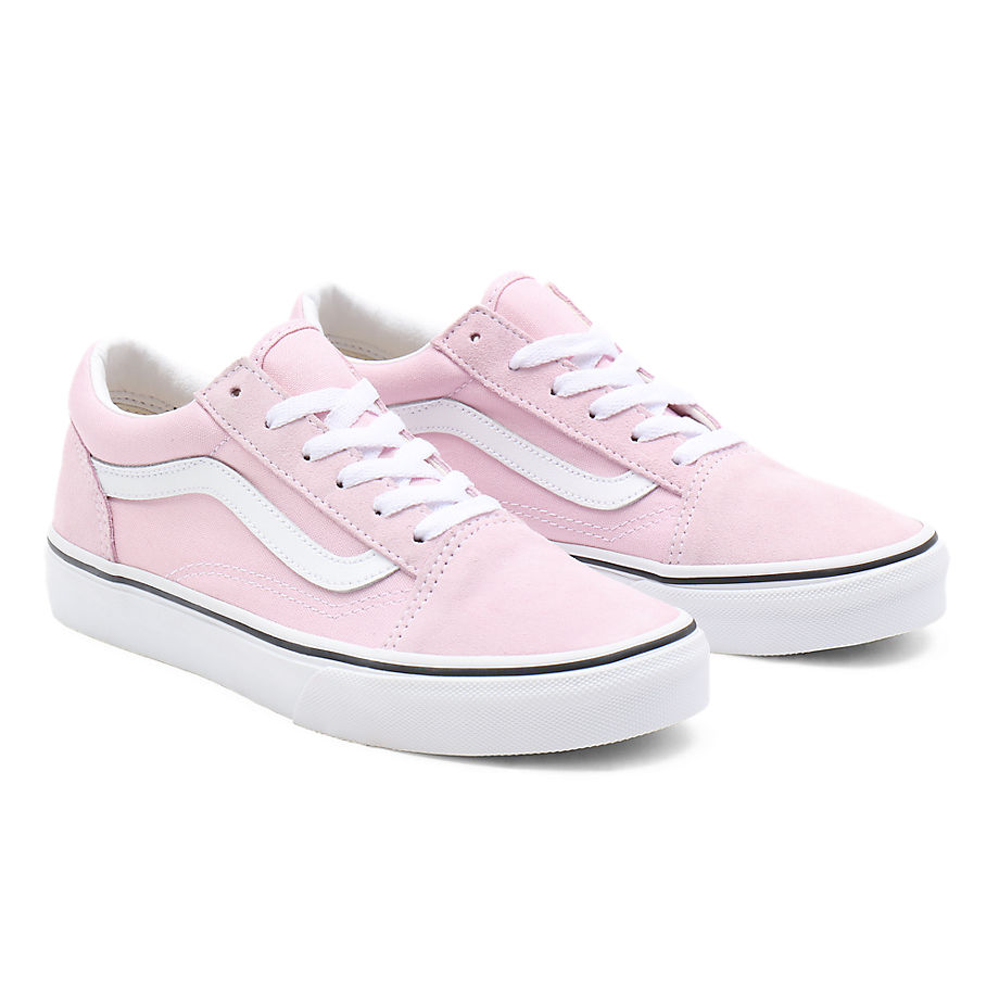 Vans  OLD SKOOL  girls's Shoes (Trainers) in Pink - VN0A4UHZV3M1
