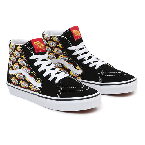 Youth+Flame+Logo+Repeat+Sk8-Hi+Shoes+%288-14+years%29