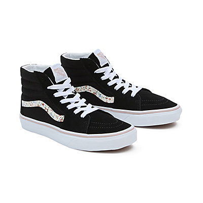 Youth Floral Sk8-Hi Shoes (8-14 Years) 1