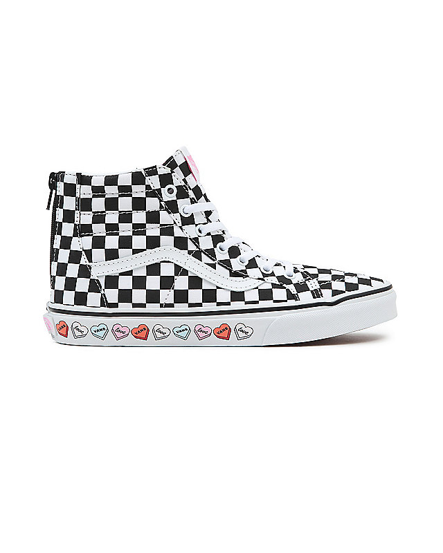 Youth Candy Hearts SK8-Hi Zip Shoes (8-14 years) 4