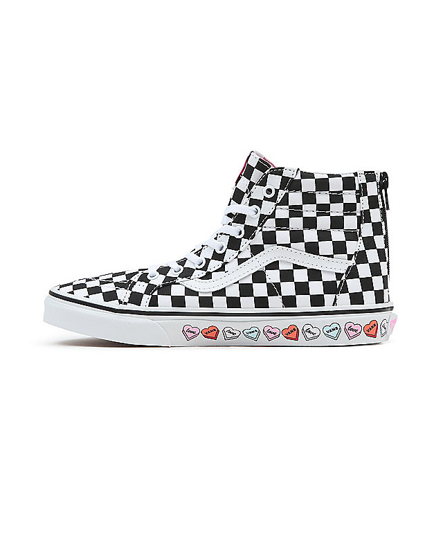 Youth Candy Hearts SK8-Hi Zip Shoes (8-14 years) 5