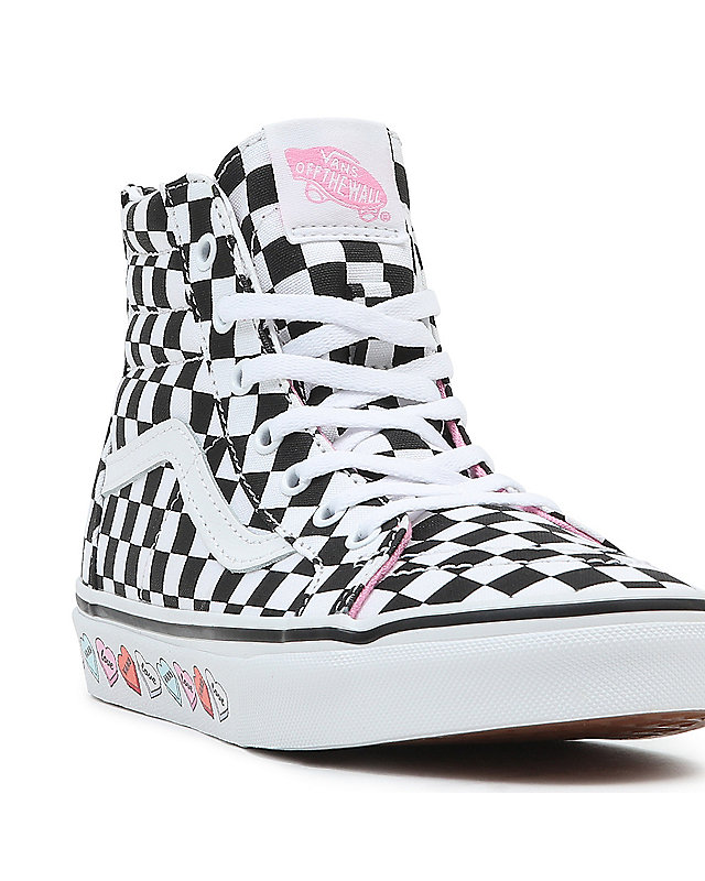 Youth Candy Hearts SK8-Hi Zip Shoes (8-14 years) 8