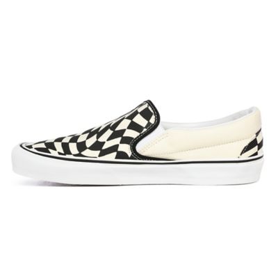 Vans checkerboard hot sale distorted