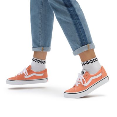 Orange and grey deals vans