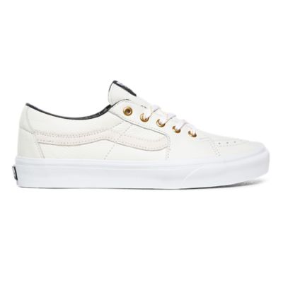 vans sk8 low white leather