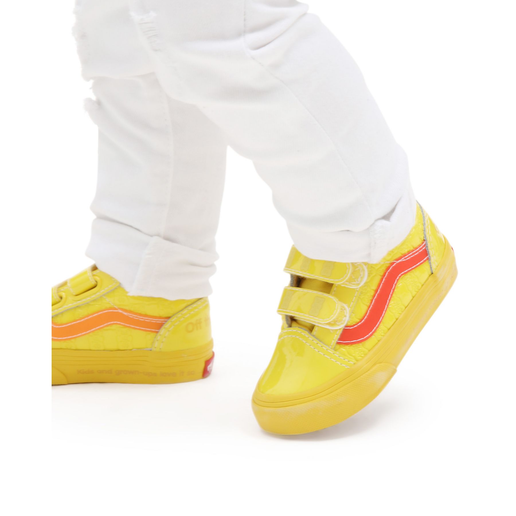 Boys yellow store vans