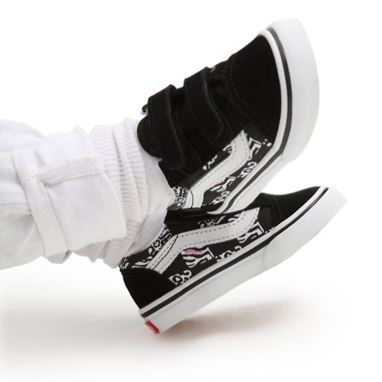 Kleinkinder Old Skool Schuhe mit Klettverschluss (1-4 Jahre) | Vans