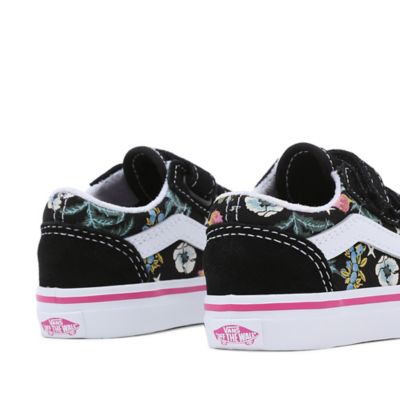 Black deals floral vans