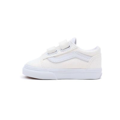 Girls white vans size sales 4