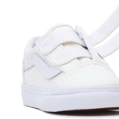 All white store toddler vans