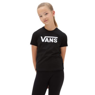 Girls V Crew T-shirt (8-14 years) | Black | Vans
