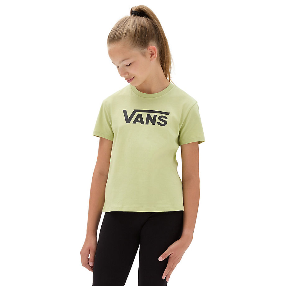 Vans Girl Flying V Crew T-shirt (8-14 Years) (winter Pear) Girls Green