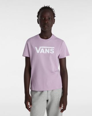 Girls Flying V Crew T-Shirt (8-14 Years) | Lilac | Vans