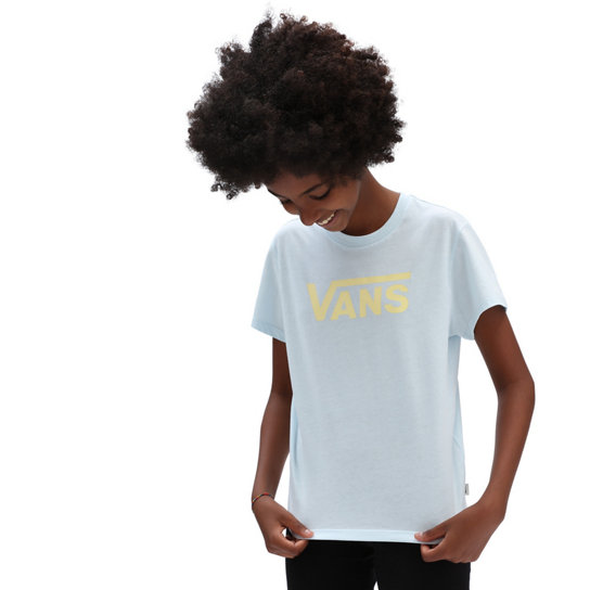 Camiseta de cuello redondo de niñas Flying V (8-14 años) | Vans