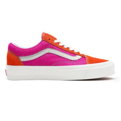 Orange and shop pink vans