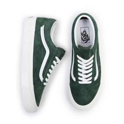 Vans old skool pig suede hot sale darkest spruce