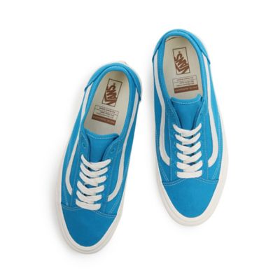 Vans authentic recycled plastic plimsolls store in blue