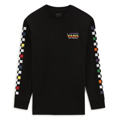 Rainbow Long Sleeve T-Shirt | Black | Vans