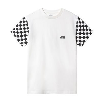 Checker Sleeve T-Shirt | White | Vans
