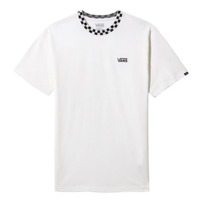 T-shirt Checker Sleeve | Blanc | Vans