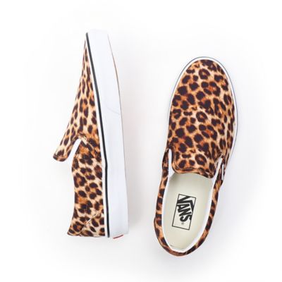 Vans leopard print outlet shoes