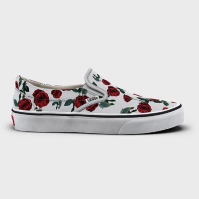 vans with roses on