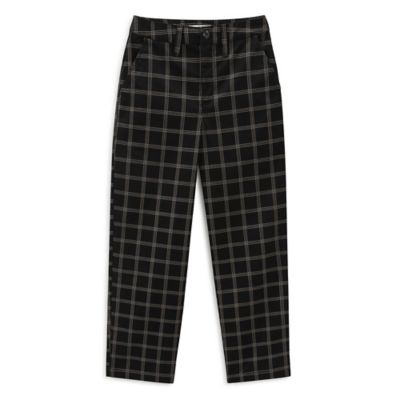 Black checkered 2024 dress pants