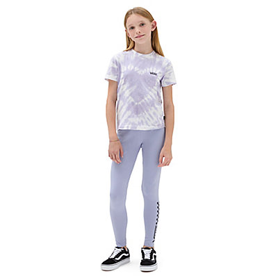 Leggings de niña Chalkboard II (8-14 años), Púrpura