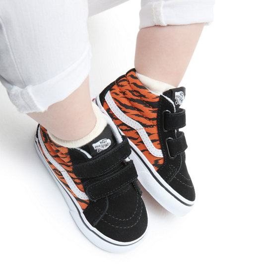 Kleinkinder Sk8-Mid Reissue Schuhe mit Klettverschluss (1-4 Jahre) | Vans