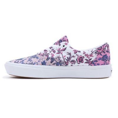 Floral pink hot sale vans