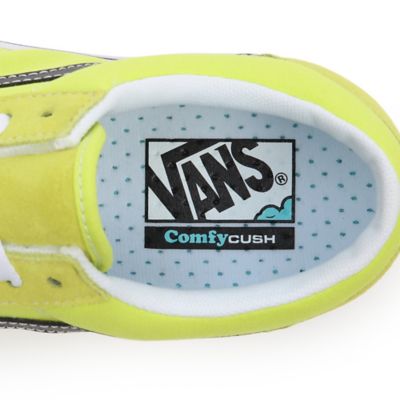 Yellow vans hot sale with teeth