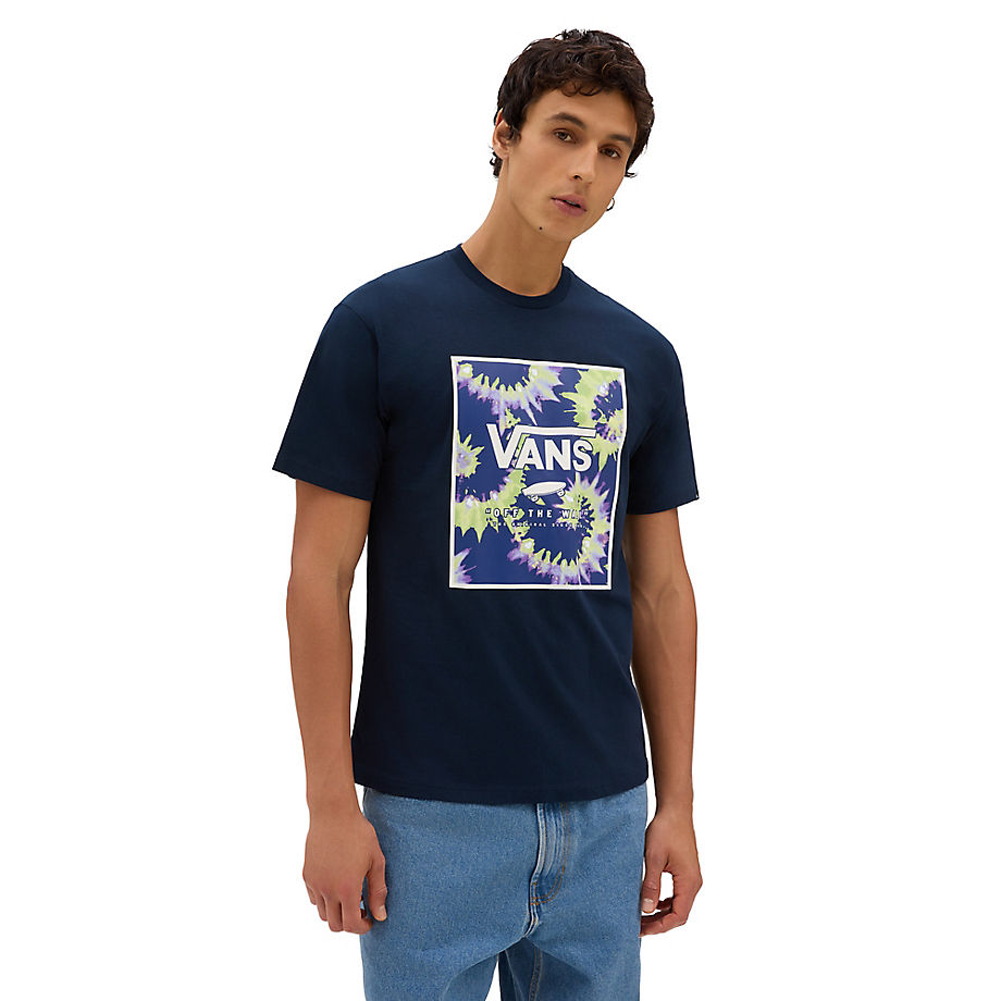 Vans Classic Print Box T-shirt (navy/shadow Lim) Men Blue