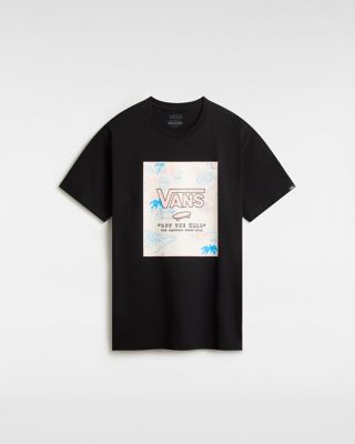 Vans Classic Print Box T-shirt (black-chintz Rose) Herren Schwarz