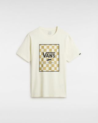 Vans T-shirt Classic Print Box (marshmallow-black) Mezczyzni Be?owy