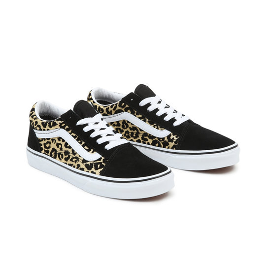 Youth Flocked Leopard Old Skool Shoes (8-14 years) | Vans