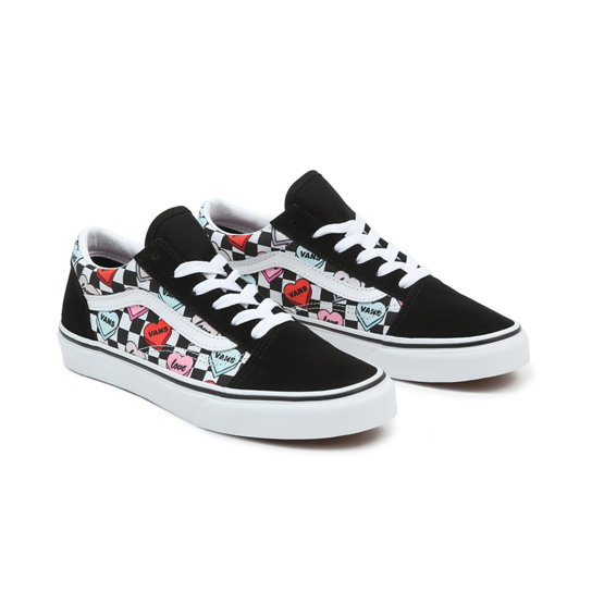Chaussures Candy Hearts Old Skool Ado (8-14 ans) | Vans