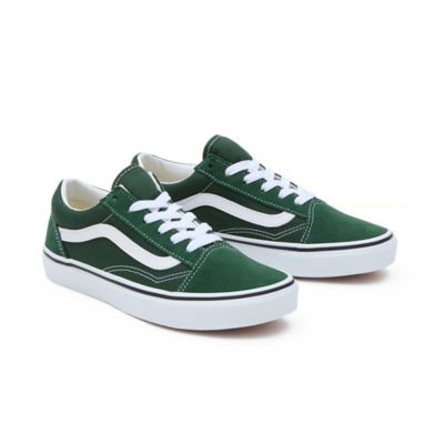 Vans on sale green shoes