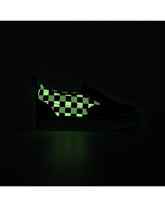 Glow Checkerboard Slip-On Schuhe mit Klettverschluss für Kleinkinder (1-4 Jahre) 8