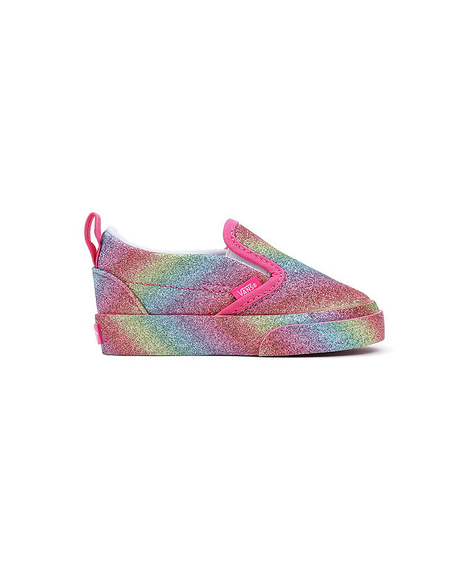 Kleinkinder Glitter Rainglow Slip-On Schuhe mit Klettverschluss (1-4 Jahre) 3