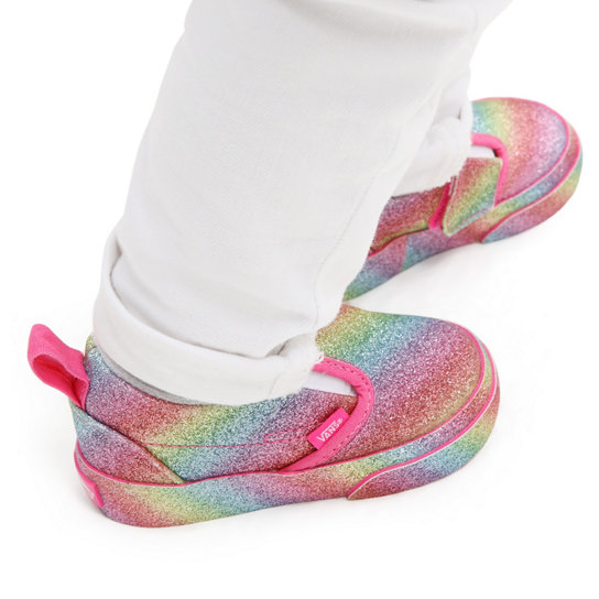 Kleinkinder Glitter Rainglow Slip-On Schuhe mit Klettverschluss (1-4 Jahre) | Vans