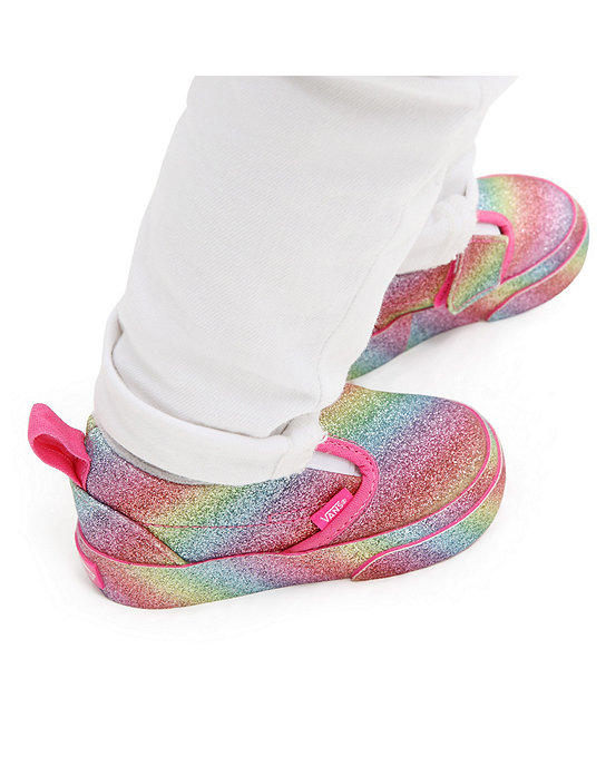 Kleinkinder Glitter Rainglow Slip-On Schuhe mit Klettverschluss (1-4 Jahre) | Vans