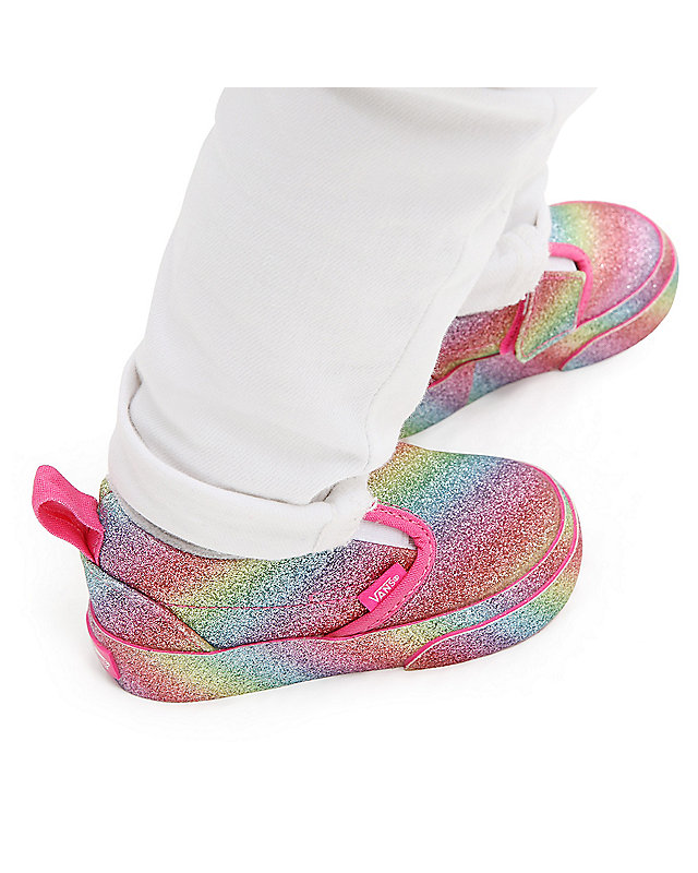 Kleinkinder Glitter Rainglow Slip-On Schuhe mit Klettverschluss (1-4 Jahre) 1