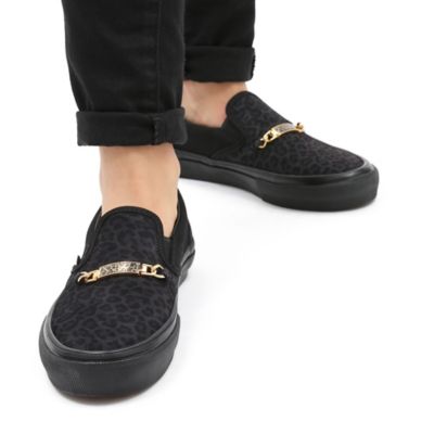 Slip on vans store gold