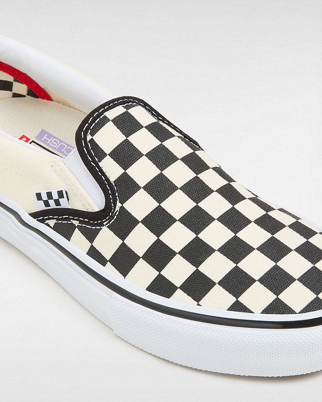 Checkerboard Slip-On Skateschuhe